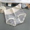 Women's High-Waist Cotton Underwear with Enhanced Elasticity and Breathability for Comfort