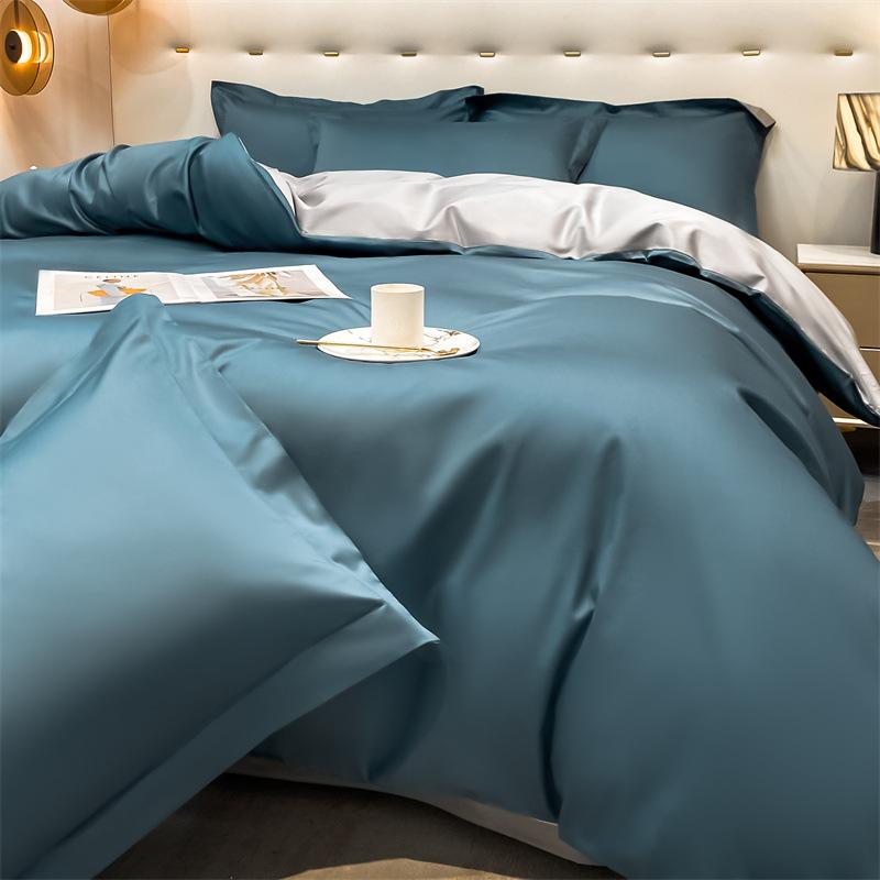 High-end Class A Maternal and Infant Grade Xinjiang Long-staple Cotton 4pcs Set, Pure Cotton Bed Sheet, Cotton Quilt Cover, Bed Hat 3pcs Set