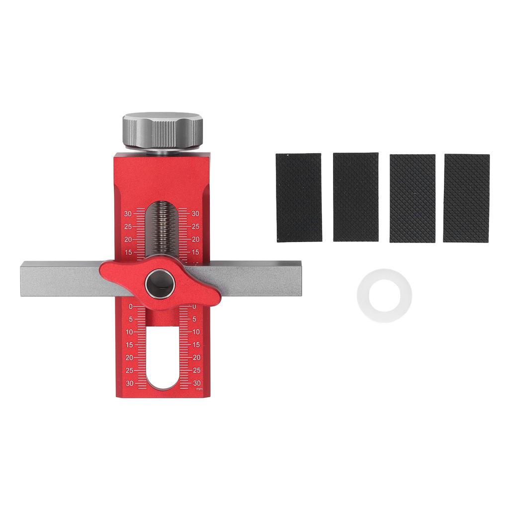 Cabinet Door Installation Positioner Mounting Jig Adjustable Aluminium Alloy Woodworking Position Tool Closet Leveler