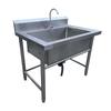 L.C.Maird Commercial 304 Stainless Steel Single Bowl Sink