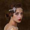 1920s Gatsby Rhinestone Tassel Headband: Elegant Vintage Masquerade Hair Accessory for Women