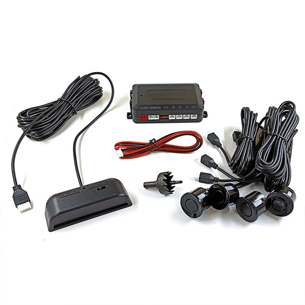 Автомобильный радар заднего хода, датчик движения спереди и сзади, ЖК-дисплей, звуковой предупреждающий зуммер