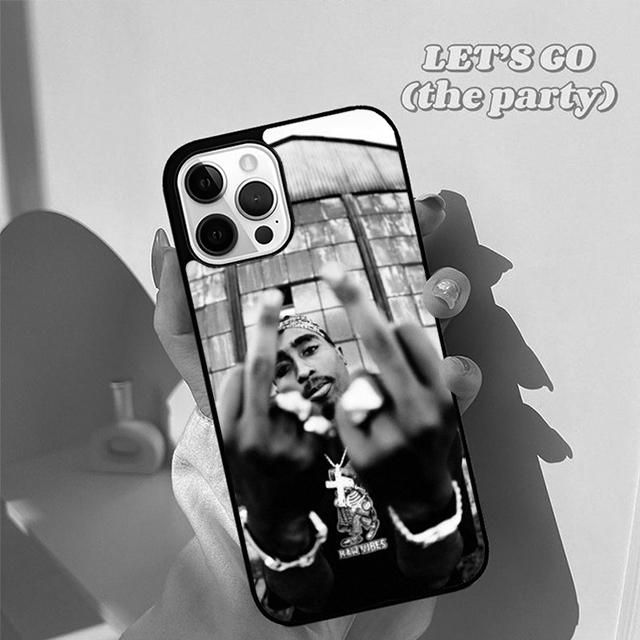 Чехол для телефона Hiphop Rap Singer 2Pac Tupac Shakur для iPhone 17 Air 16 16e 15 12 11 13 14 Pro Max Plus Coque