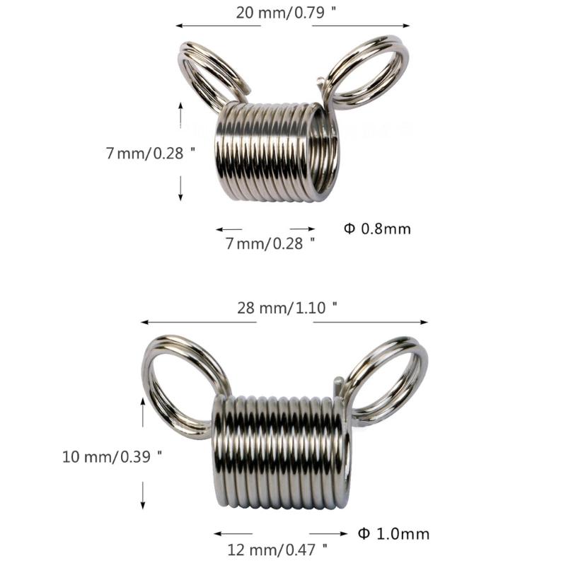 Набор из 20 удобных инструментов для изготовления ювелирных изделий, для нанизывания бусин, стопоры-пружинки, концевики, сплав, идеально подходит для браслетов