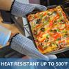 1-2 шт. двухслойные прихватки для духовки, утолщенные силиконовые кухонные перчатки, нескользящие прихватки для духовки, термостойкие перчатки для выпечки и барбекю
