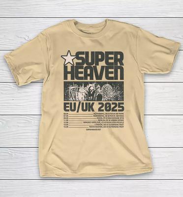 НОВЫЙ Daylight Superheaven Band Tour 2025 Желтая Футболка Унисекс Все Размеры OM854