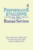 The Performance Evaluation In the Human Services Book