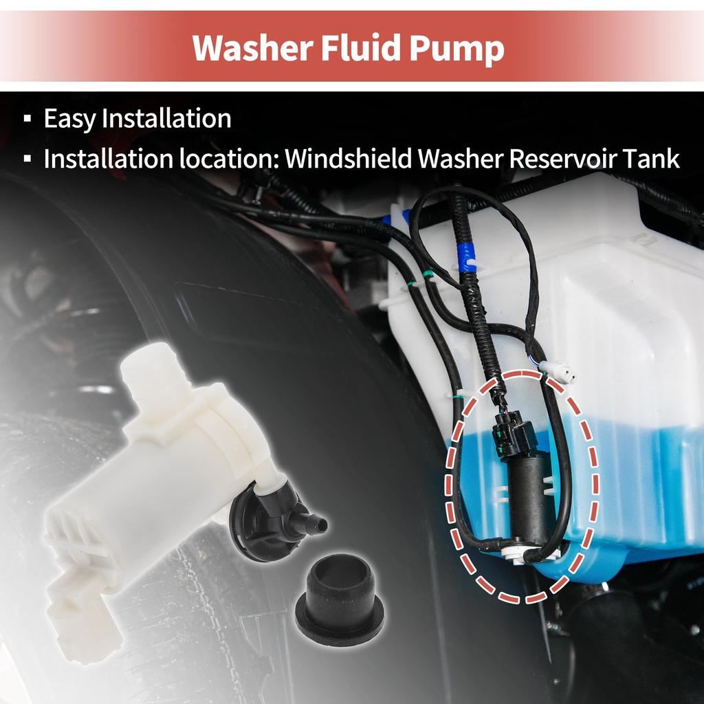 ACROPIX Насос омывателя стекла с втулками для Mazda2 2007 2015 Номер насоса омывателя стекла: DG8067482 1 упаковка