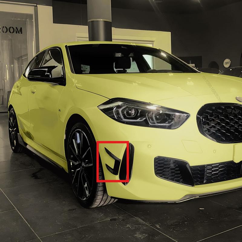 Front Bumper Side Splitter Air Vent Trim Spoiler M Performance Style For Bmw 1 Series F40 120i 120d 128ti M135i -
