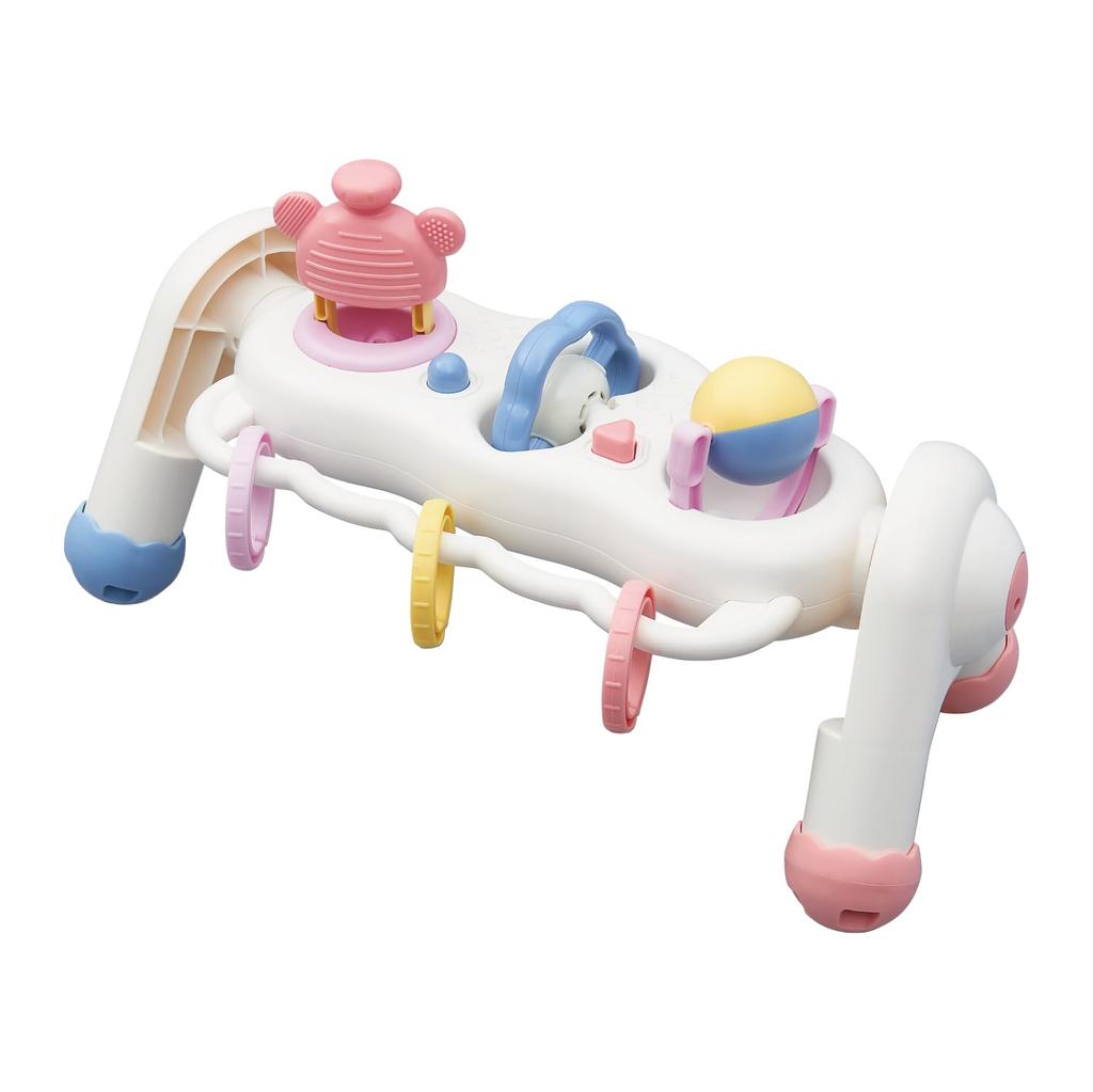 Игрушка Royal Henshin Gym Развивающая доска Пастельные цвета Отлично подходит в качестве подарка для малыша Подарочные игрушки для младенцев и (Детский гимнастический комплекс/Пальчиковая игра/Игра руками) (Звуки/Съемный