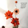 Zen Lotus Dried Flower Bouquet: Natural Chinese Style Living Room Decoration