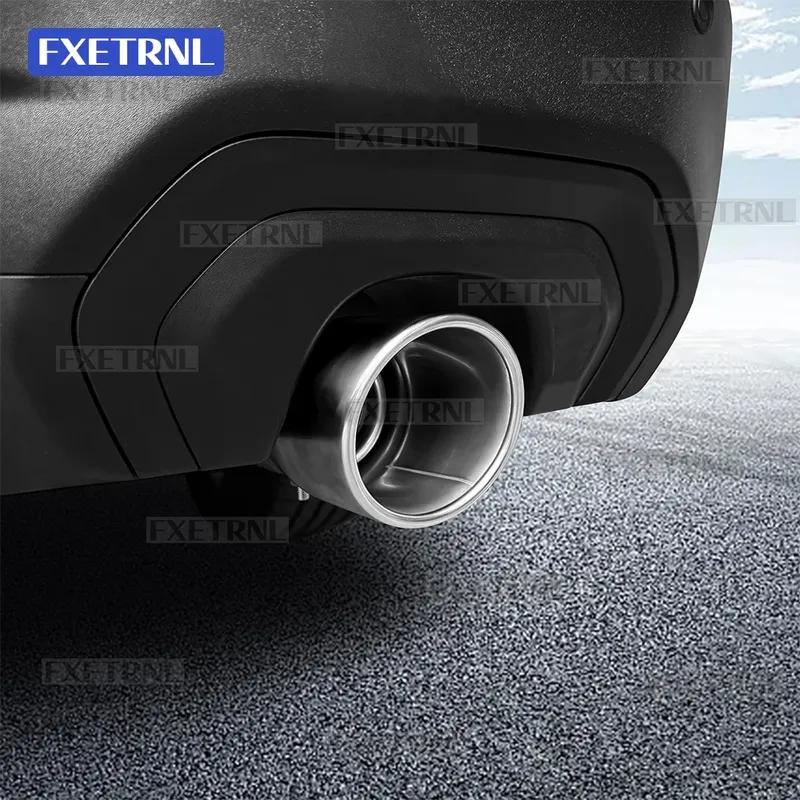 For 2025 2026 2027 Subaru Forester Stainless Steel Exhaust Pipe Car Exhaust Extension Pipe Clamp Tail Throat Tip Decor