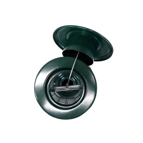 Металлическая кормушка для птиц на открытом воздухе, подвесная кормушка для семян, защищающая от белок, с насестами для диких птиц, вьюрков, голубых сойок, синиц