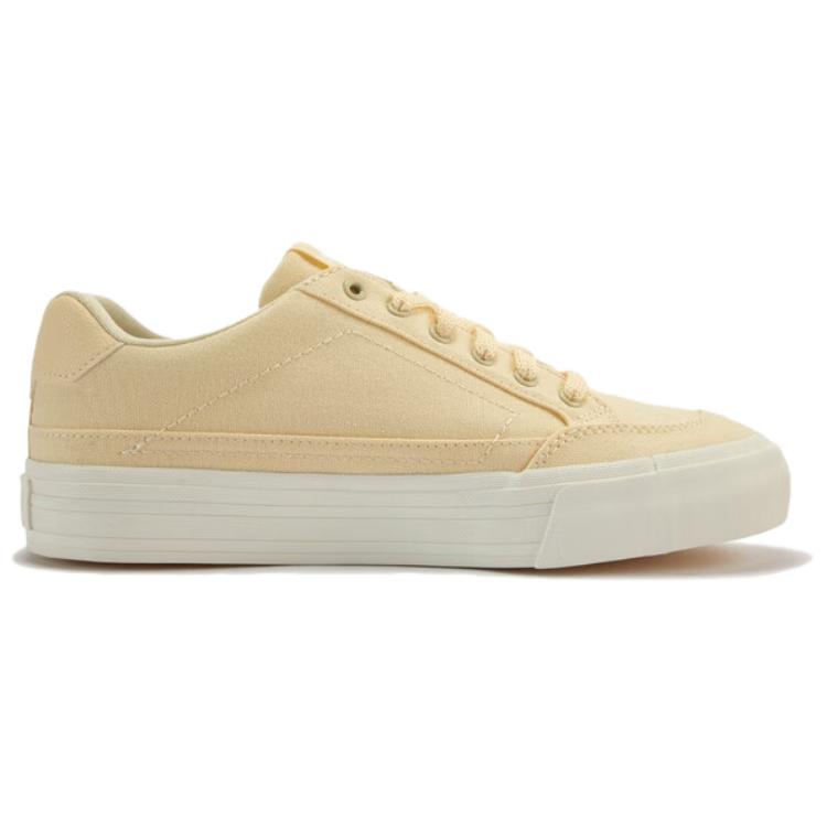 Puma Court Classic Vulc Fs Удобные Универсальные Прочные Низкие Кеды для Скейтбординга Унисекс Кроссовки Светло-Желтый 396353-33