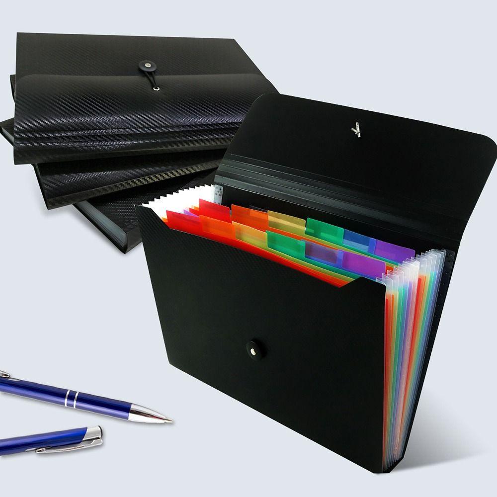 Expanding A4 File Folder 7/13 Grid Test Paper Storage Bag File Storage Holder Student