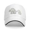 Милые Маленькие Слоники Любят Бабл-ти Бейсболки Snapback Модные Бейсболки Дышащие Повседневные Для Улицы Для Унисекс И Женщин