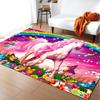 Цветок Единорог Ковер для Гостиной Радужный Ковер для Спальни Декор Палор Волшебный Единорог Для Девочек Детский Игровой Коврик Коврики для Ванной