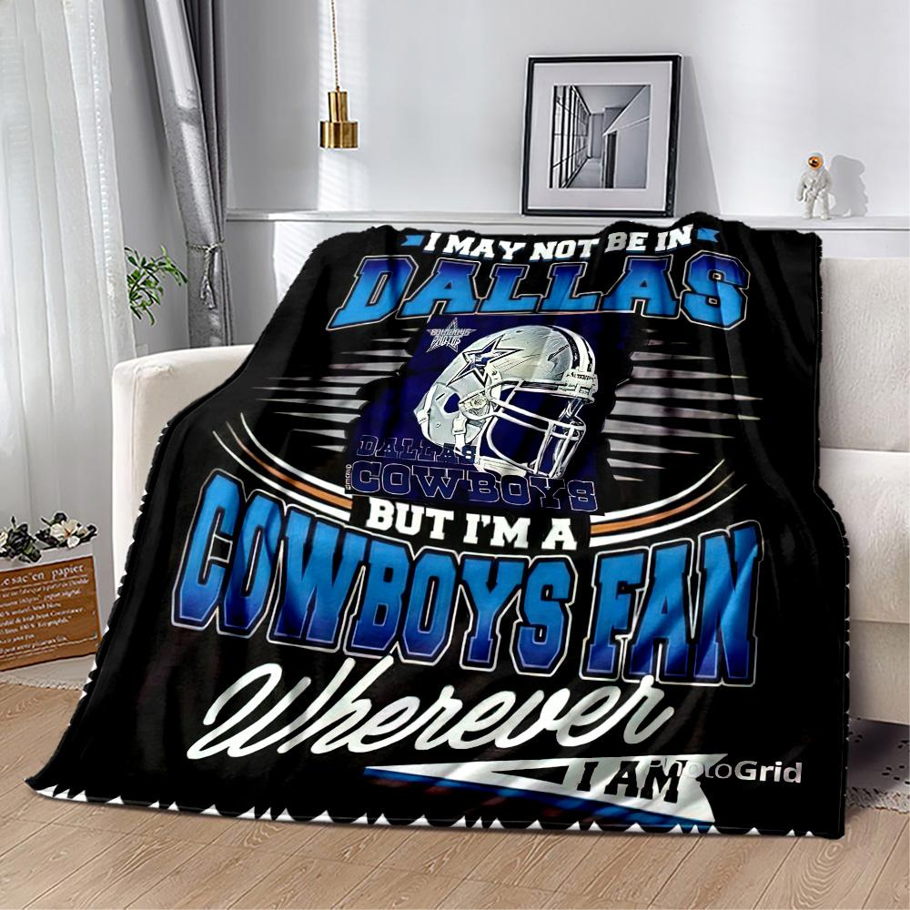 Dallas Blanket Soft Warm Cozy Suitable for Livingroom Office Picnics Four Seasons Universal Warmthful Decor Gifts For Family Or Friends