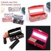 Gift Retro Embroidered Makeup Storage Jewelry Holder Mini Mirror Lipstick Case Lip Gloss Box