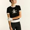MunSingwear Женские S Пингвин Полукожаные перчатки Белые Mq322lgl71