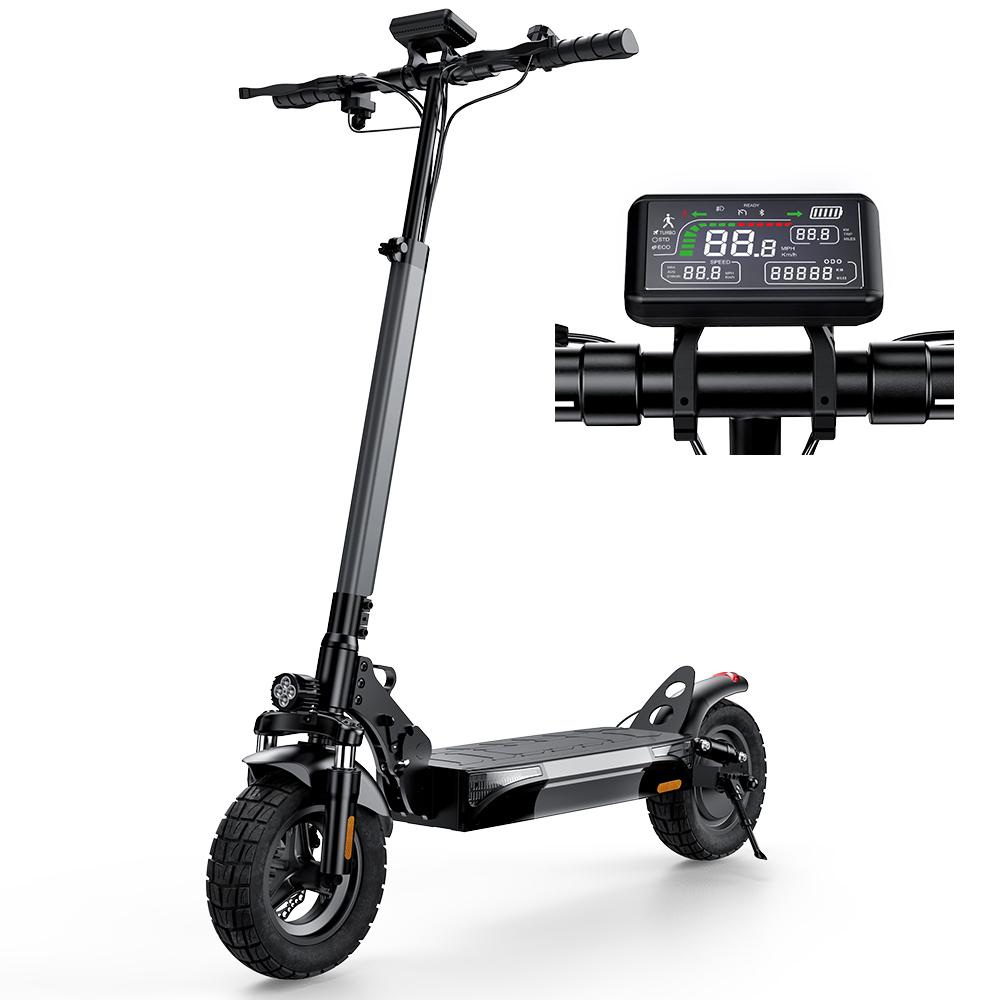 iScooter W9 Electric Scooter - 1000W Motor, 45km Range, 10" Tires, Foldable Design | Urban Commuter for Adults