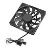PC Fan 120x120x15mm 1800RPM 4 Pin PWM Double Bearing Quiet CPU Cooler Fan for Computer