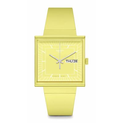 Часы Swatch What If Lemon SO34J700