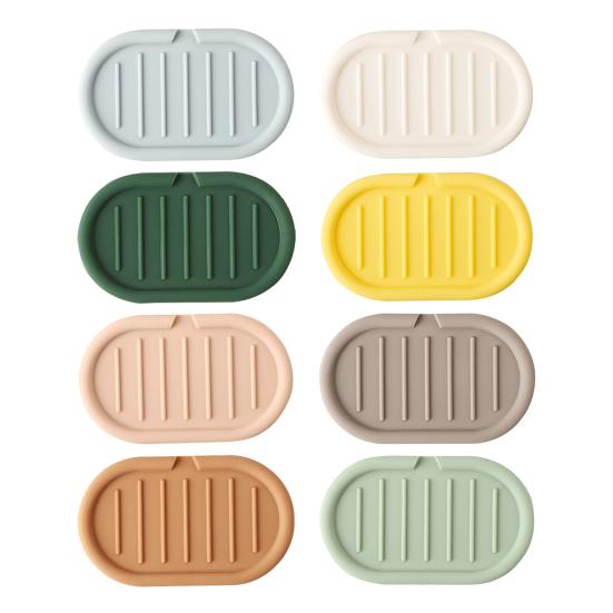 Держатель мыла с простым автоматическим дренажным дизайном, нескользящий, неплавящийся органайзер для мыла, силиконовая мыльница для кухни, ванной комнаты, мыльница