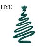Biodegradable Holiday Decorations Christmas Tree Ornaments 3D Printed Spiral Figurine Small Medium Large Hoiliday Tabletop Decoration for Winter