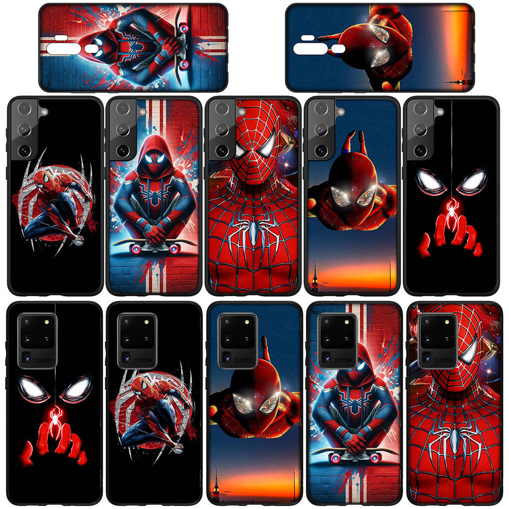 Phone Case for iPhone 17 16 15 Xiaomi Poco F8 F7 X7 X6 M8 C85 C75 C71 Redmi Note 14 13 12 11 Pro Max A4 14C 13C 15C Spider Man Marvel Spiderman Cover