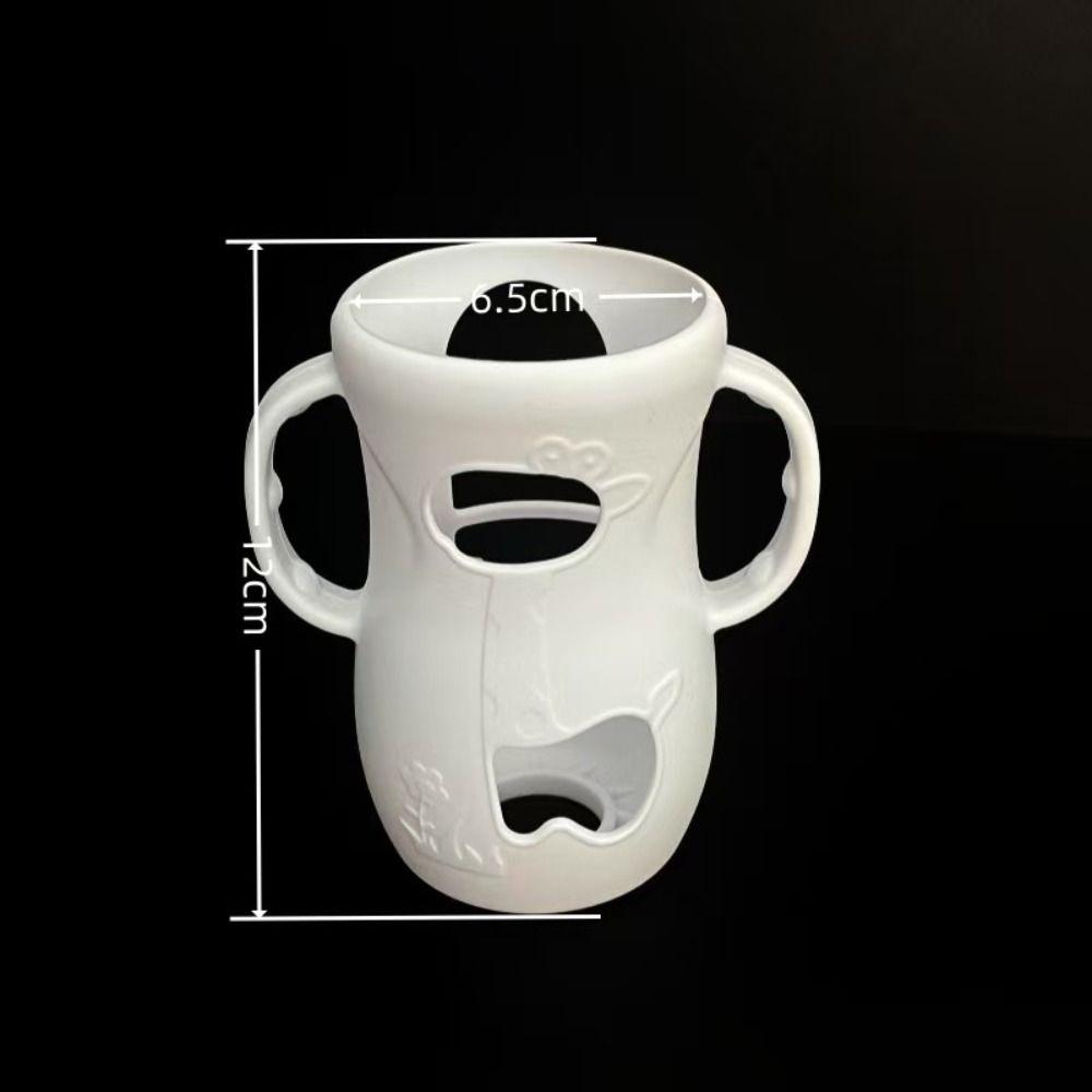 С ручками чехол для детской бутылочки противоударный держатель для детской бутылочки портативные силиконовые рукава кормление