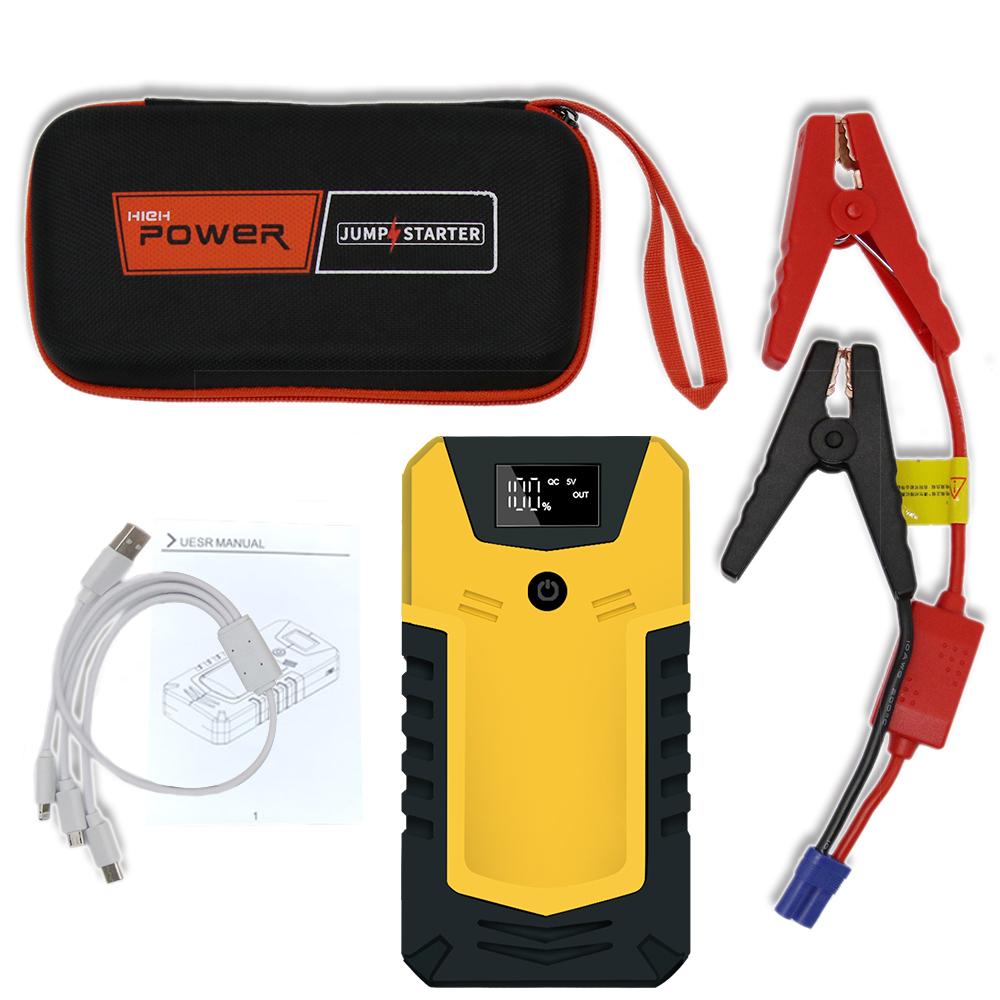 GKFLY High-power Car Jump Starter Battery Booster Charger Starting Device Portable Power Bank Emergency Power Supply LED