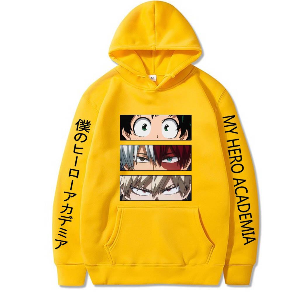 Япония Аниме Моя геройская академия Тодороки Сёто Графический принт Мужские и женские толстовки Boku No Hero Academia Уличная одежда Harajuku Толстовка