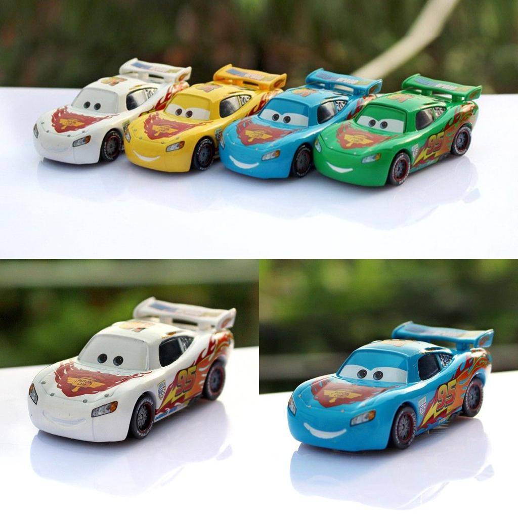 Charming Cars 95 Yellow Blue Green Mcqueen Alloy Childrens Toy Car Model For Exciting Gifts