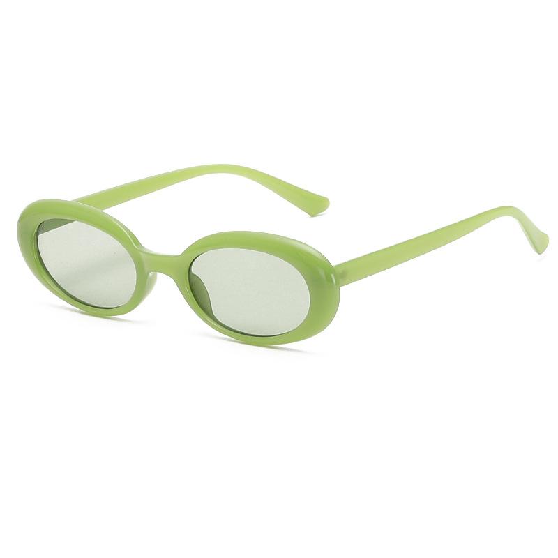 Солнцезащитные очки Trend Oval Retro Small Frame Sunglasses Women Candy Color Glasses Men
