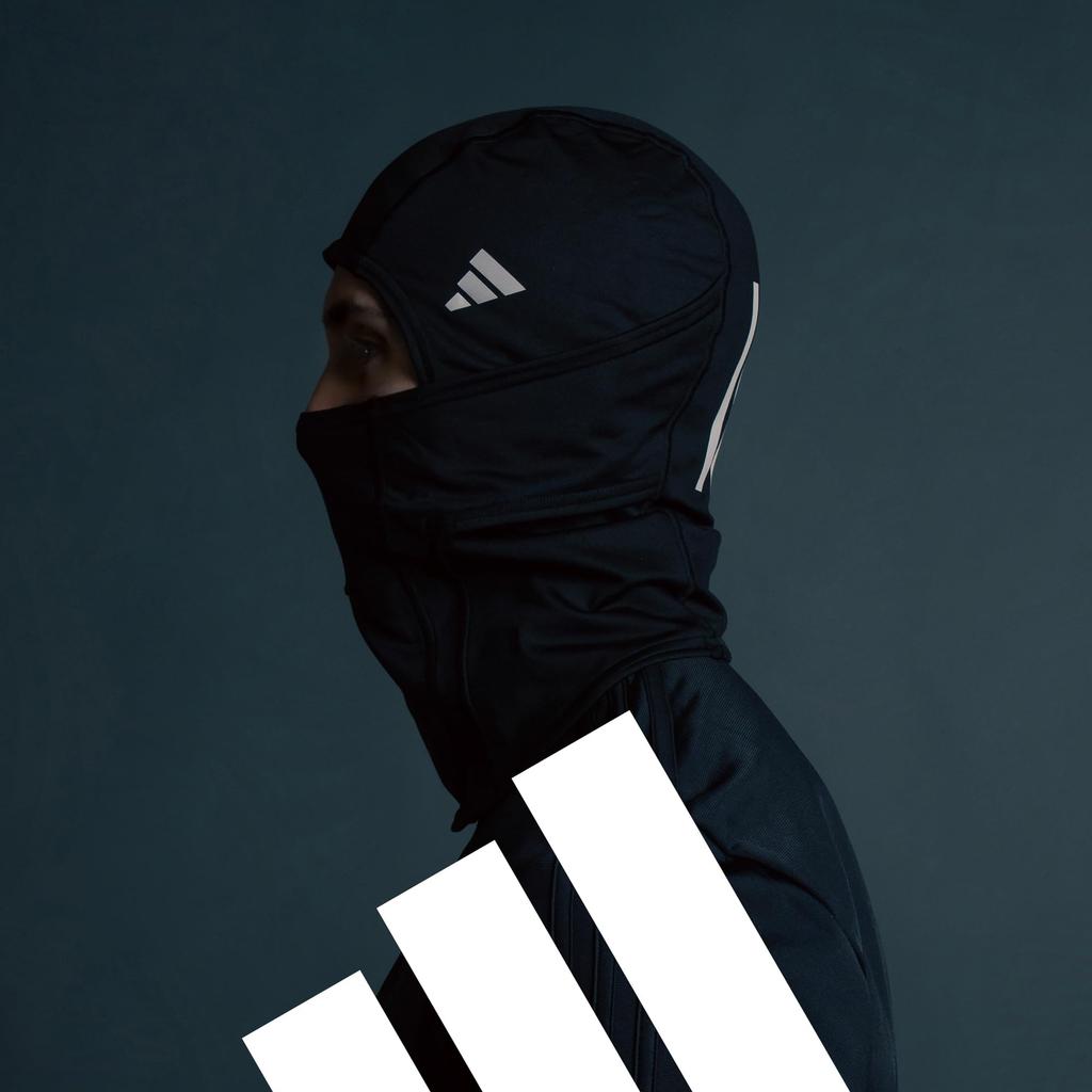 Балаклава adidas Alphaskin Лыжная Маска Спортивная Лицевая Светоотражающая Один Размер – Чехол, Черный/Серебристый F23,