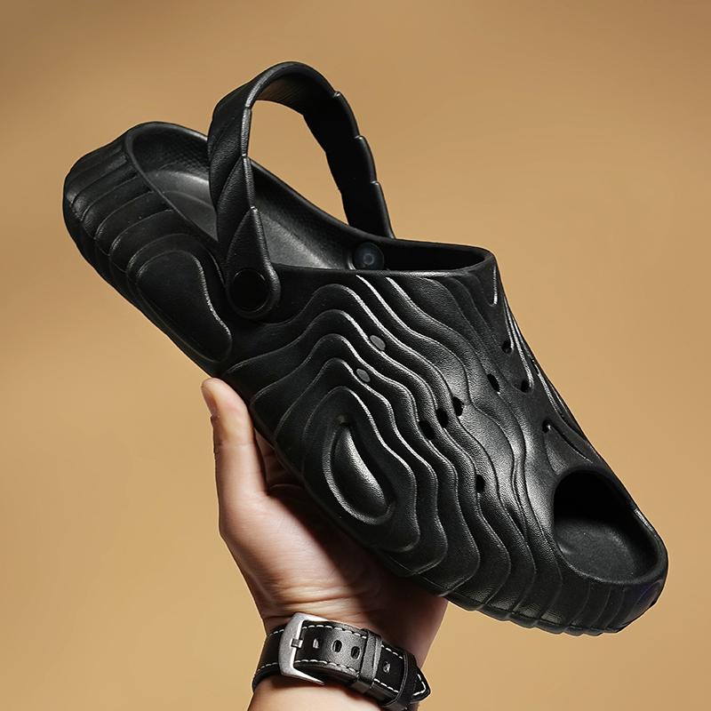 Модные пляжные шлепанцы для пар Мужские и женские шлепанцы Пляжные шлепанцы Тапочки для ванной с нескользящим покрытием Новые летние повседневные большие размеры