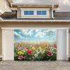 2D plane 2D plane - 2D plane banner 1 piece of colorful wildflower grass fabric