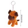 Cute Wolfhound Plush Toy Wolf Dog Pendant Stuffed Doll Keychain Car Bag Decor