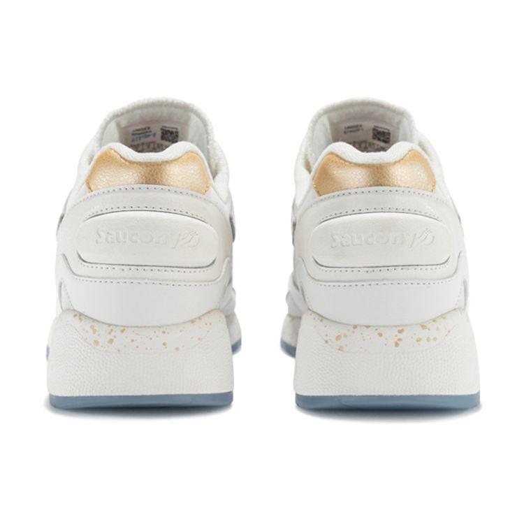 SAUCONY Shadow 6000 Retro Comfortable Synthetic Leather Durable Low-Top Casual Running Shoes Unisex Sneaker White Platinum S79020-1