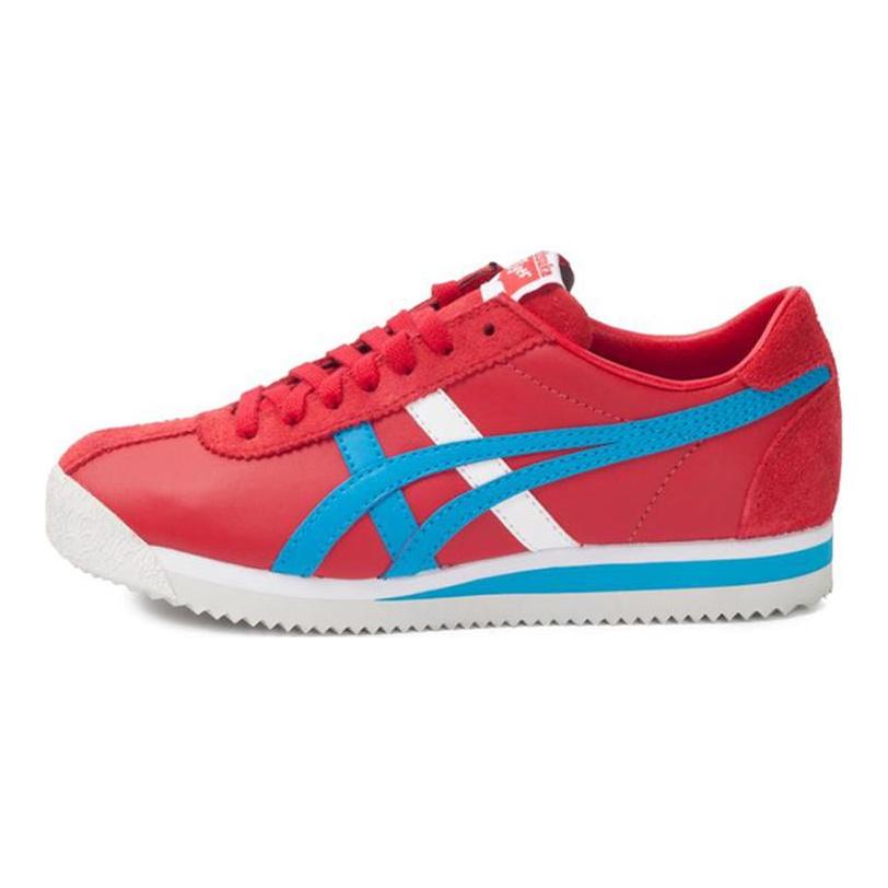 ONITSUKA TIGER Corsair Устойчивые к истиранию Устойчивые к истиранию Низкие повседневные кроссовки Унисекс Красный Синий Белый D7N2L-2341