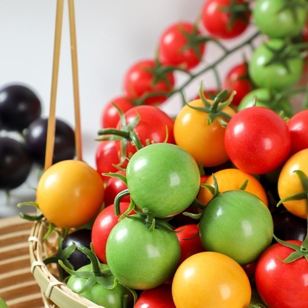 Hanging Simulation Tomatoes Model Lifelike Tomatoes Ornament Fake Fruit Props Hotel Decor