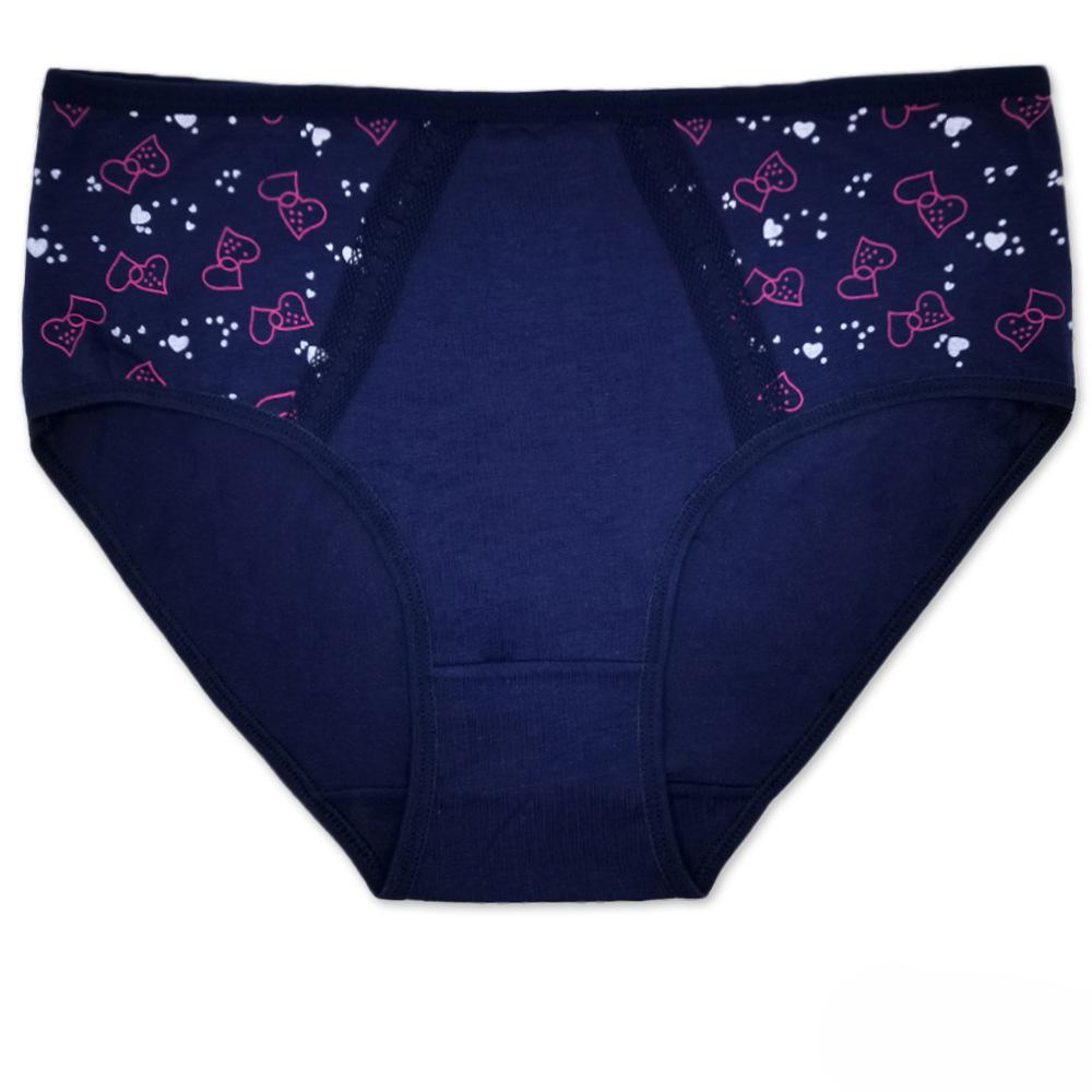 Женское нижнее белье с высокой талией, хлопковые женские трусики больших размеров, трусики, 6 шт./лот