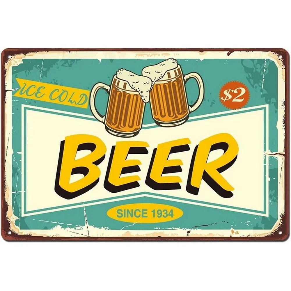Винтажная чашка для пива Miller High Life, металлическая жестяная вывеска, плакаты, тарелка, Настенный декор для дома, бара, гаража, кафе, клуба, ретро постеры, доска