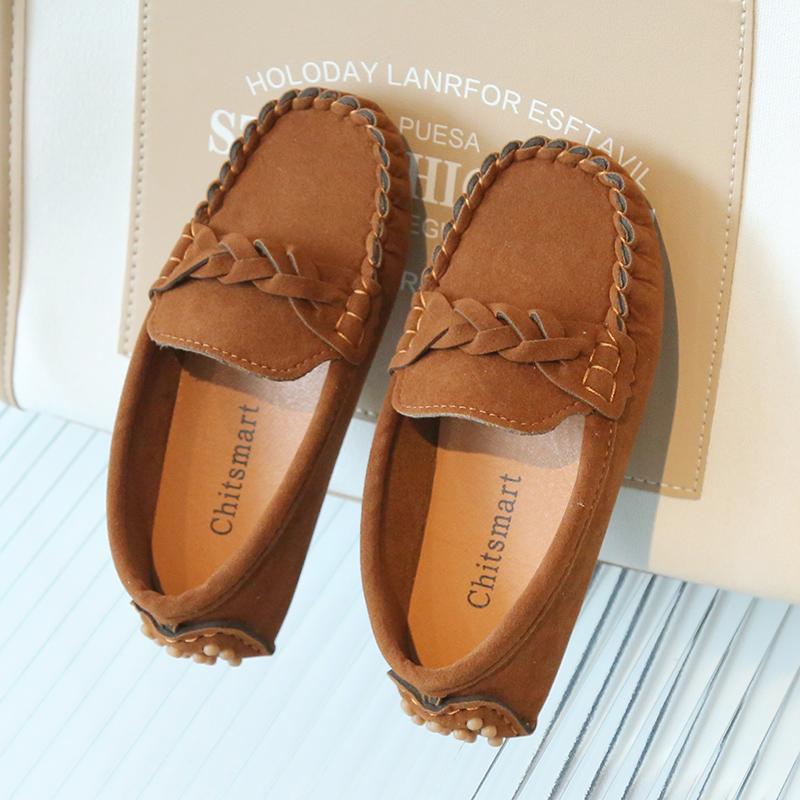 Обувь из кожи для мальчиков, модные детские туфли на плоской подошве, мокасины без застежек, классические детские туфли для вечеринок 2024 года, весна-осень, мягкие, дышащие