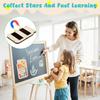 Magnetic Star Reward Jar for Kids, Personalized Reward System for Behavior Management at School Classroom Home Wooden Boho Potty Training Jar for