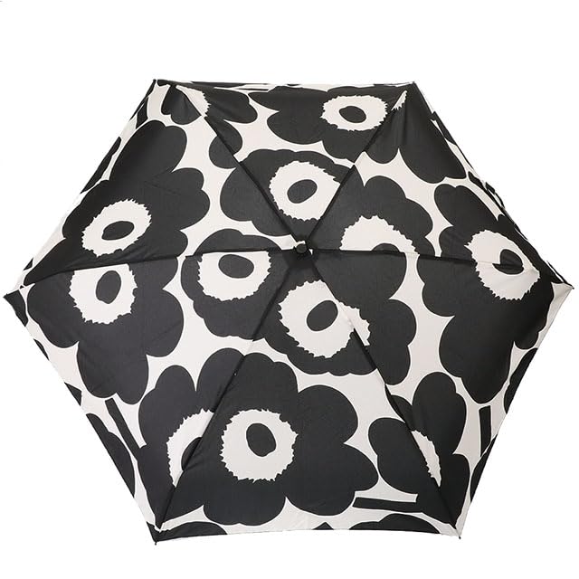 Женский мини-зонт Marimekko, Unikko, 16,5x5x5см, Черный, 48858 190 (93720 190) [Параллельный импорт]