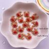 50pcs Resin Mini Colorful Christmas Snowman Tree Snowflower Deer Flat Back Figurines Nail Art DIY Scrapbooks  Accessories