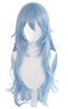 Cosplay Wig with Net, Ray Blue, Heat-Resistant Wig (C (Long))