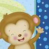 Детские салфетки для душа Boy Monkey (Упаковка из 16 шт.)